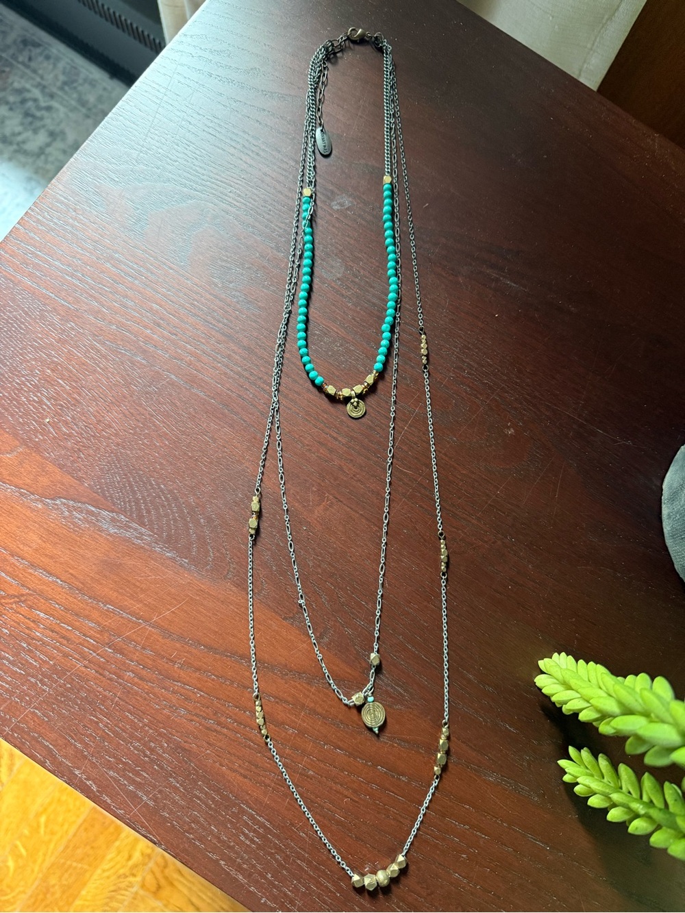 Johnny was multi layer necklace